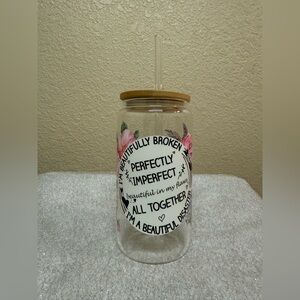 Perfectly Imperfect Glass Tumbler